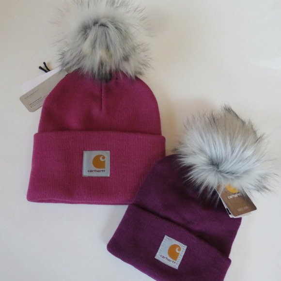 Carhartt Beanie Handmade in USA Pom Caps Set